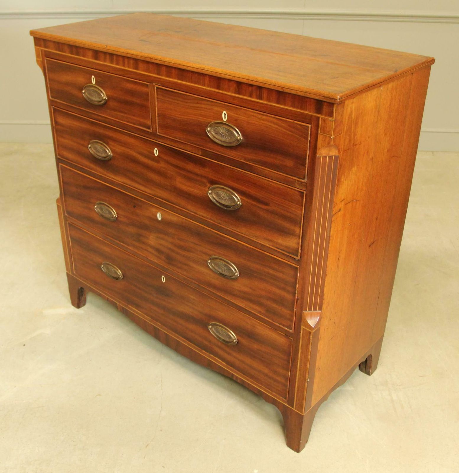 Victorian Inlaid  Chest Of Drawers photo vinterior