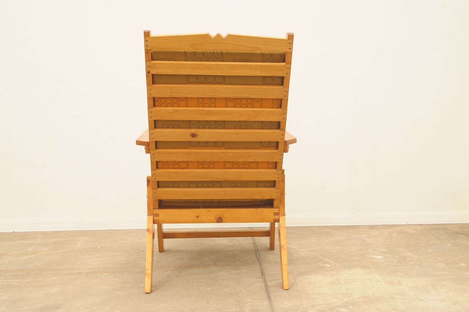 734.0 Scandinavian Style Pine Wood Armchairs, 1970´S, Set Of 2 photo