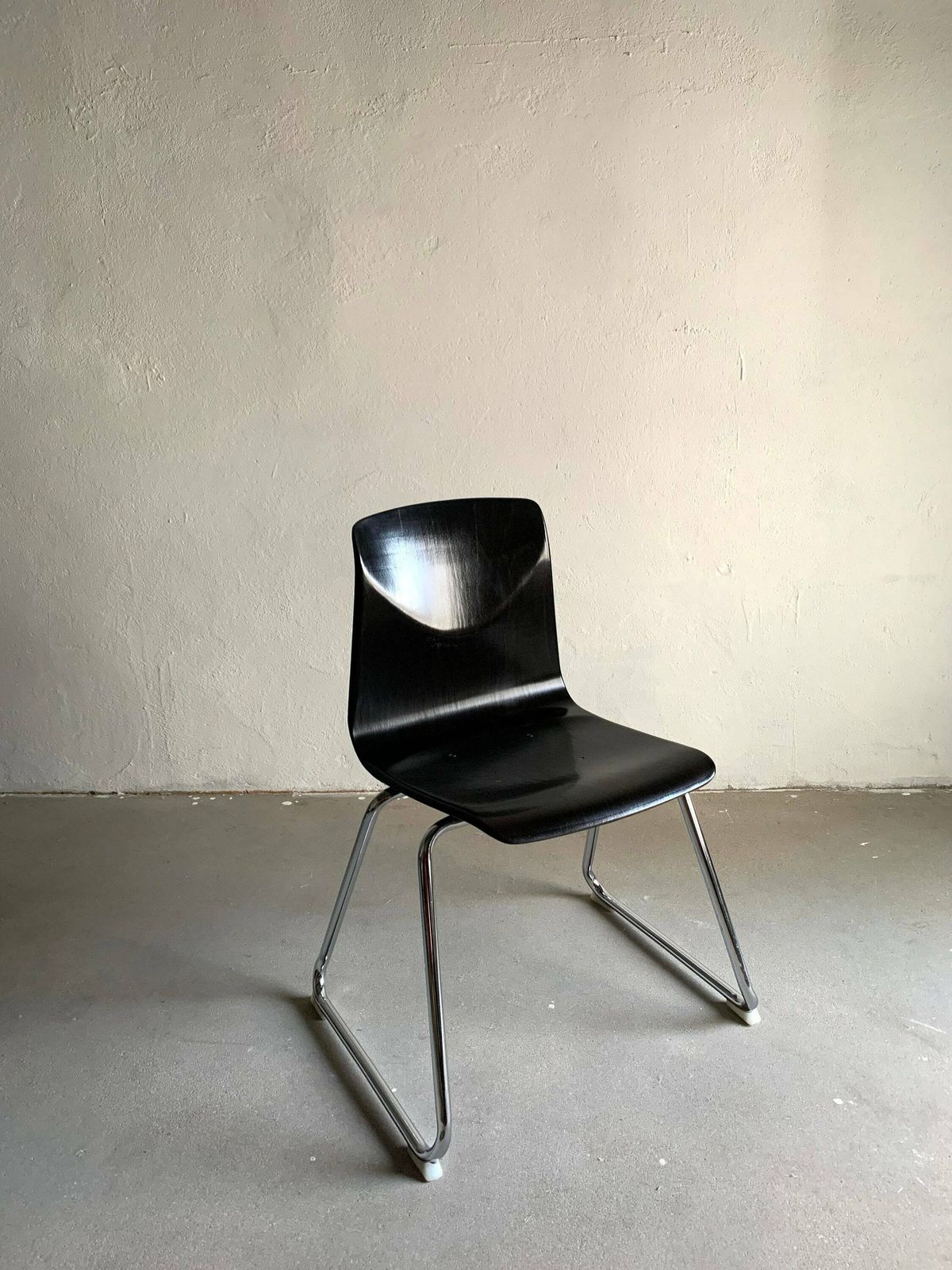 Metal Stackable Chairs/Tubular Dining Chair/Pagholtz/West Germany/1960s/Vintage photo for sale