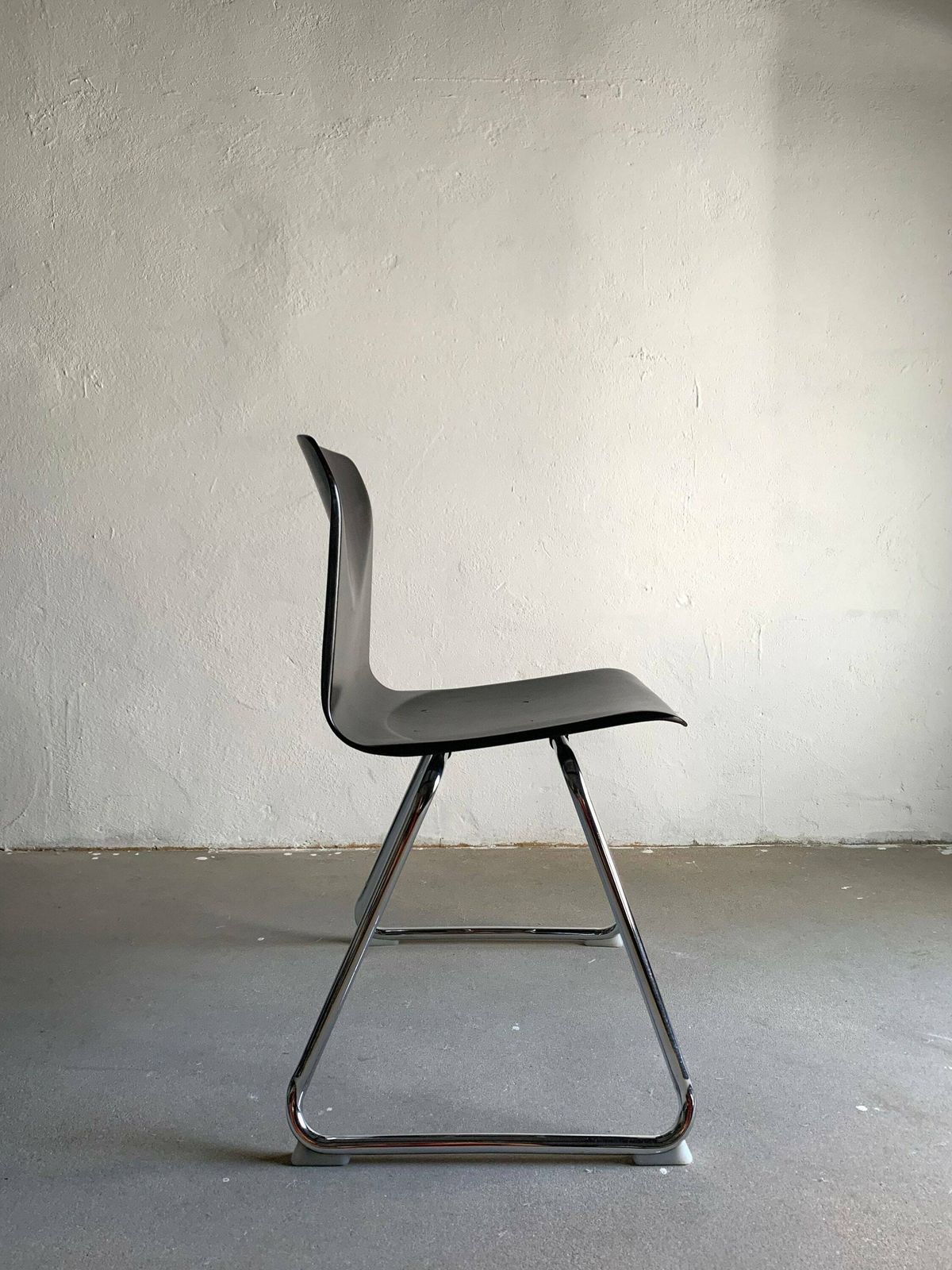 Metal Stackable Chairs/Tubular Dining Chair/Pagholtz/West Germany/1960s/Vintage photo Furniture