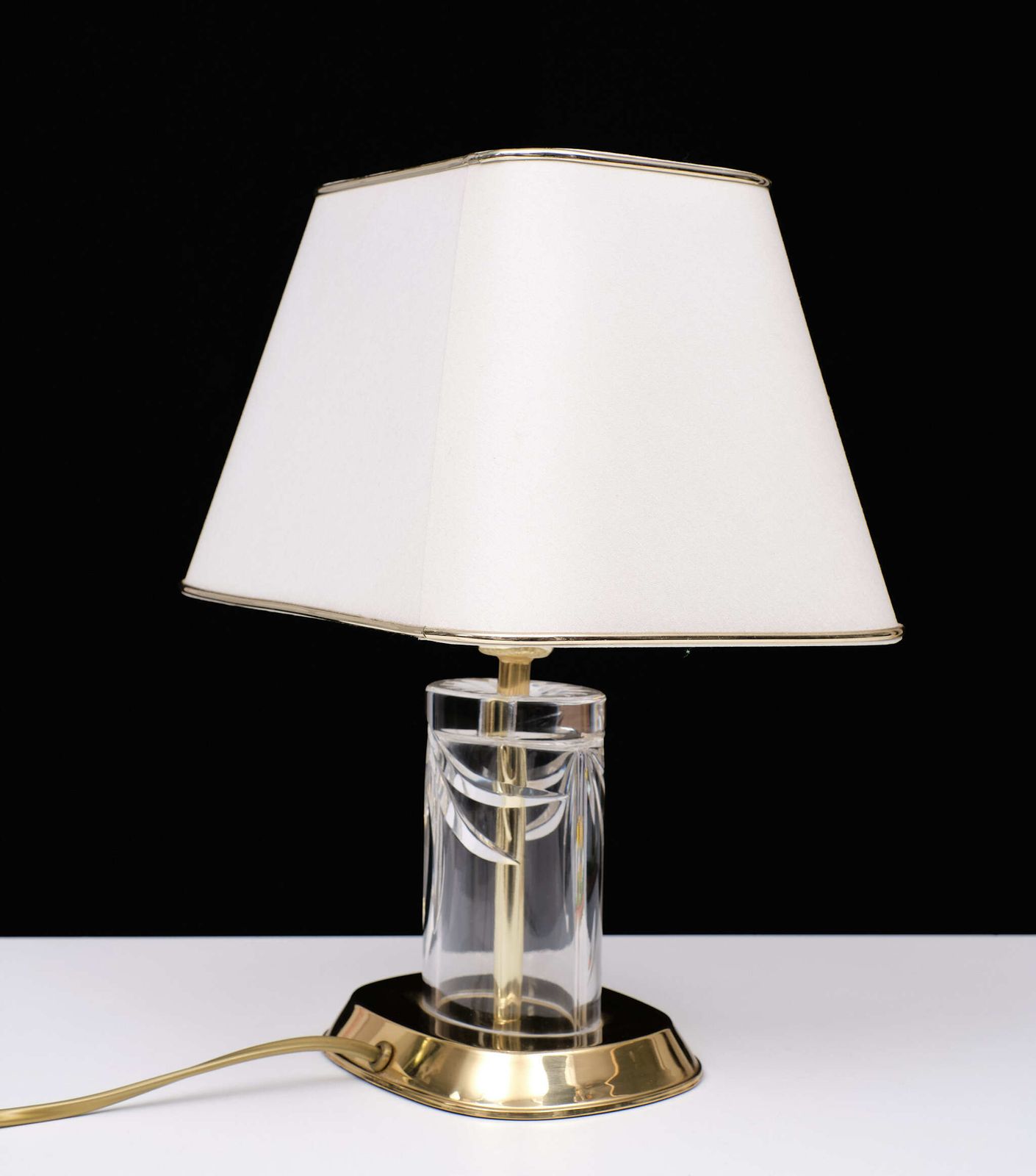 Lighting Preciosa Top Quality Pristine Bohemian Crystal Table Lamp Czech Republic photo