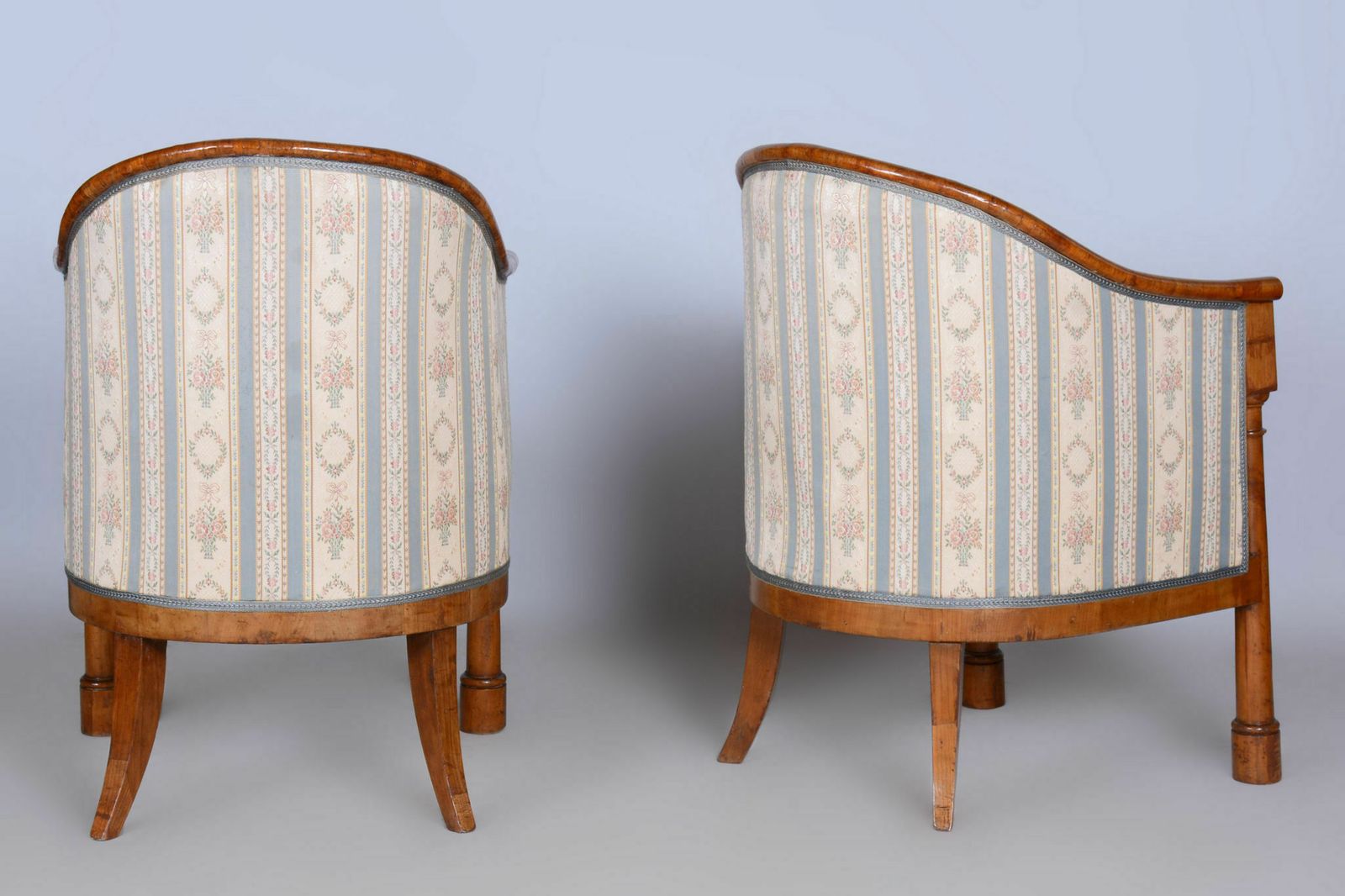 Restored Biedermeier Birch Seating Set, Revived Polish, Vienna, Austria, 1830s photo vinterior