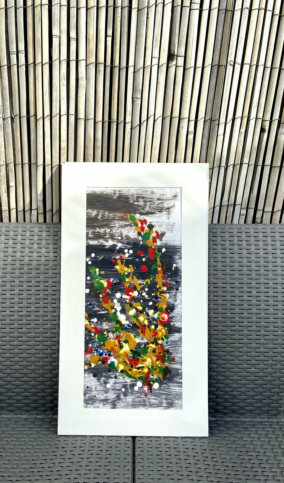 Original Mixed Media Painting ‘Handprint’ J Kloss photo for sale