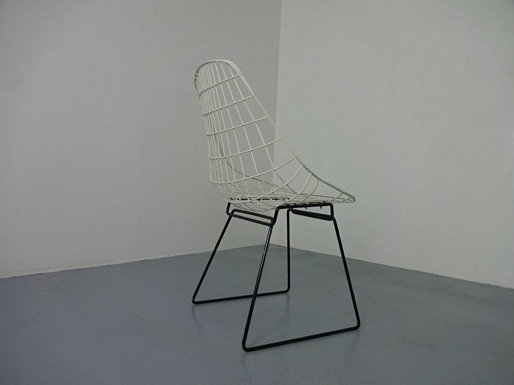Wire Side Chair By Cees Braakman For Pastoe, 1950s photo buy