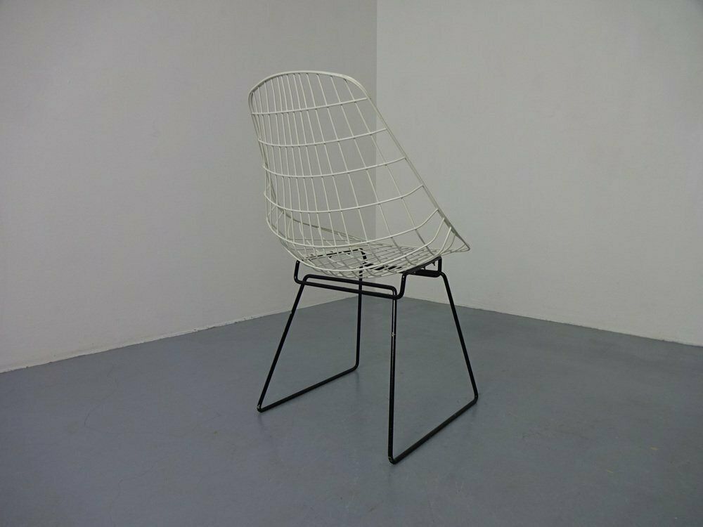 photo vinterior Wire Side Chair By Cees Braakman For Pastoe, 1950s