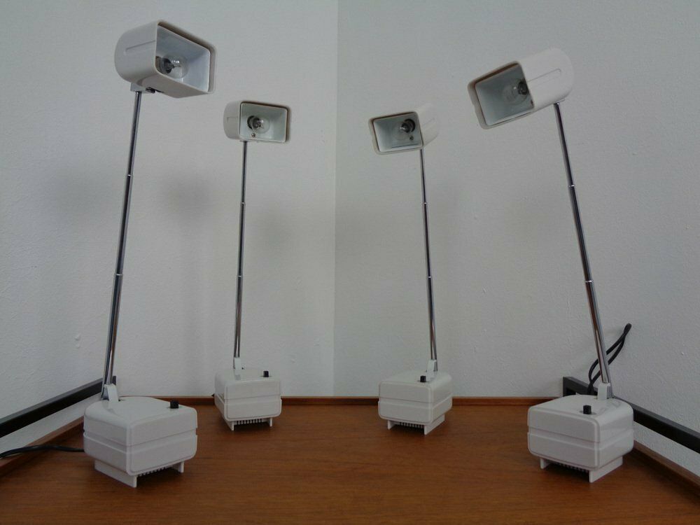 photo vintage Adjustable Lampette Table Lamps From Briloner Lets, 1970s, Set Of 2