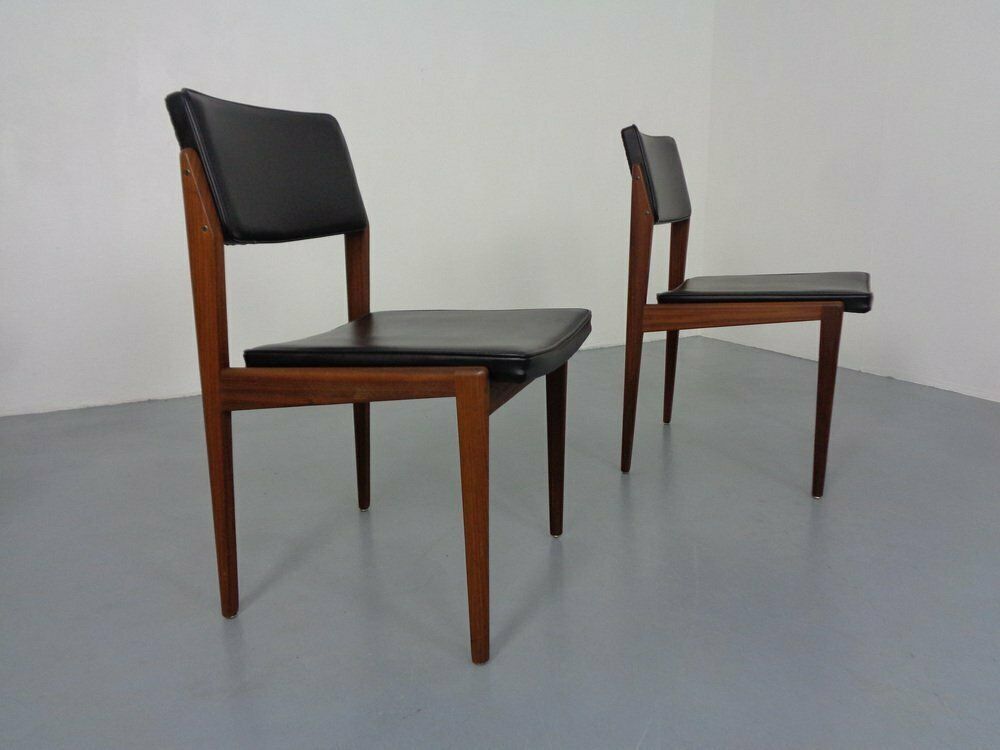 Teak Dining Chairs Model 641p By Rudolf Glatzel For Thonet, 1960s, Set Of 2
