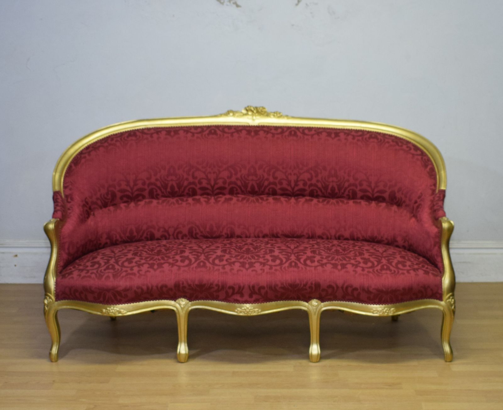 Antique French Gold Painted Sofa