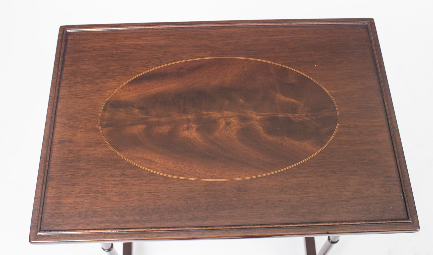 Victorian Mahogany & Inlaid  Nest Of 3 Tables C.1880 photo Furniture