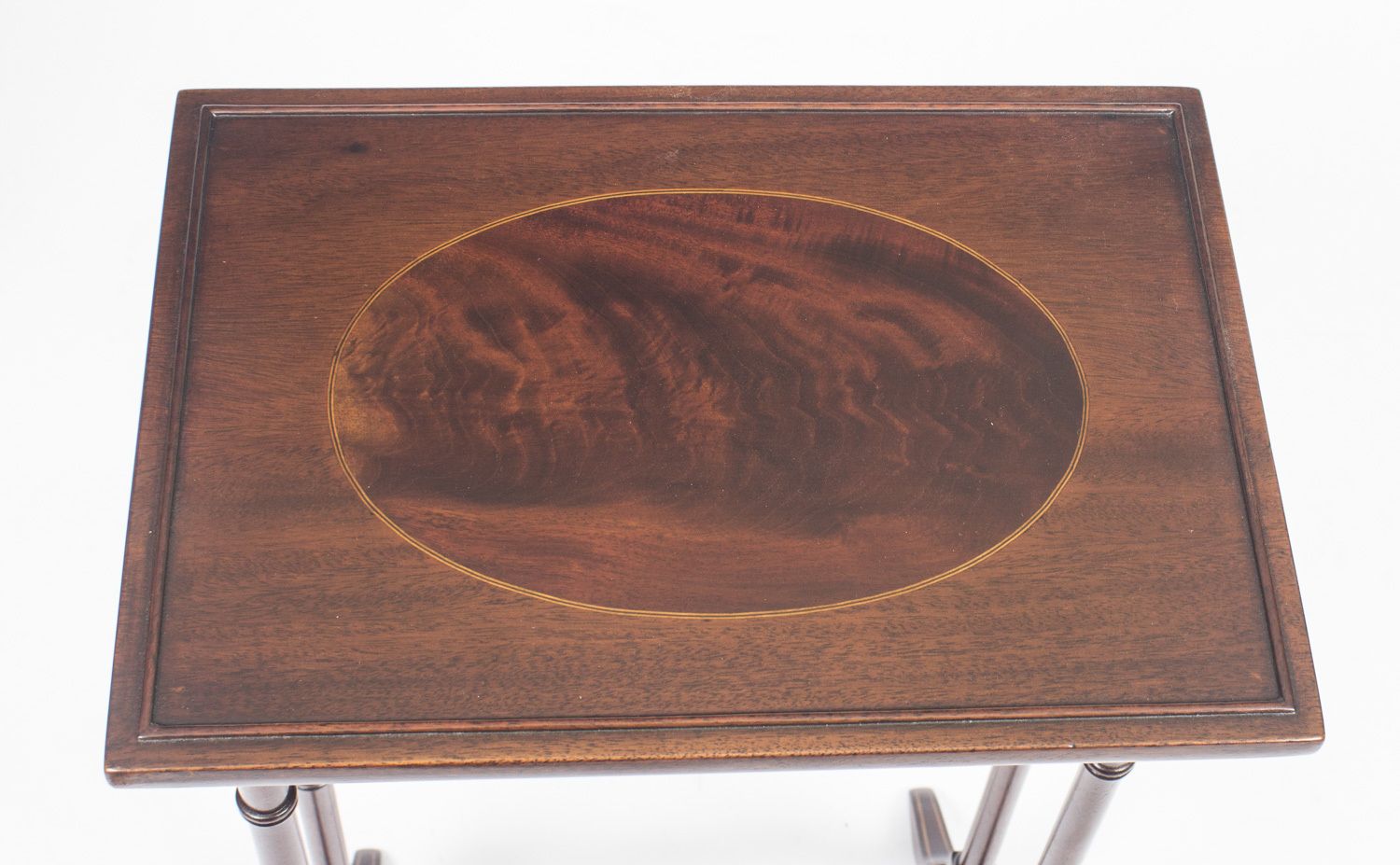 Victorian Mahogany & Inlaid  Nest Of 3 Tables C.1880 photo vinterior