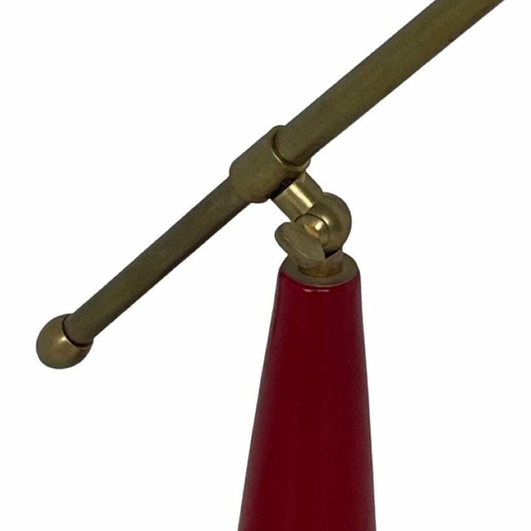 Attr. To   Stilnovo   Diabolo Desk Lamp   Mounted On A Marble Base photo for sale