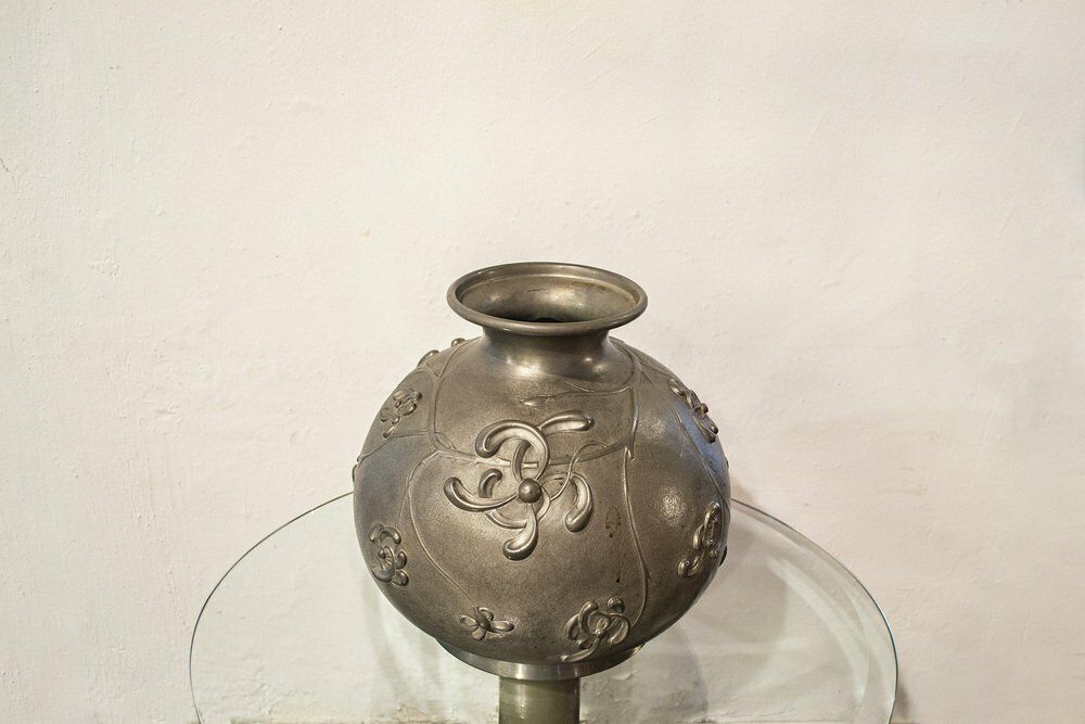 Perot Vase With Floral Decoration, Italy, 1970s photo furniture