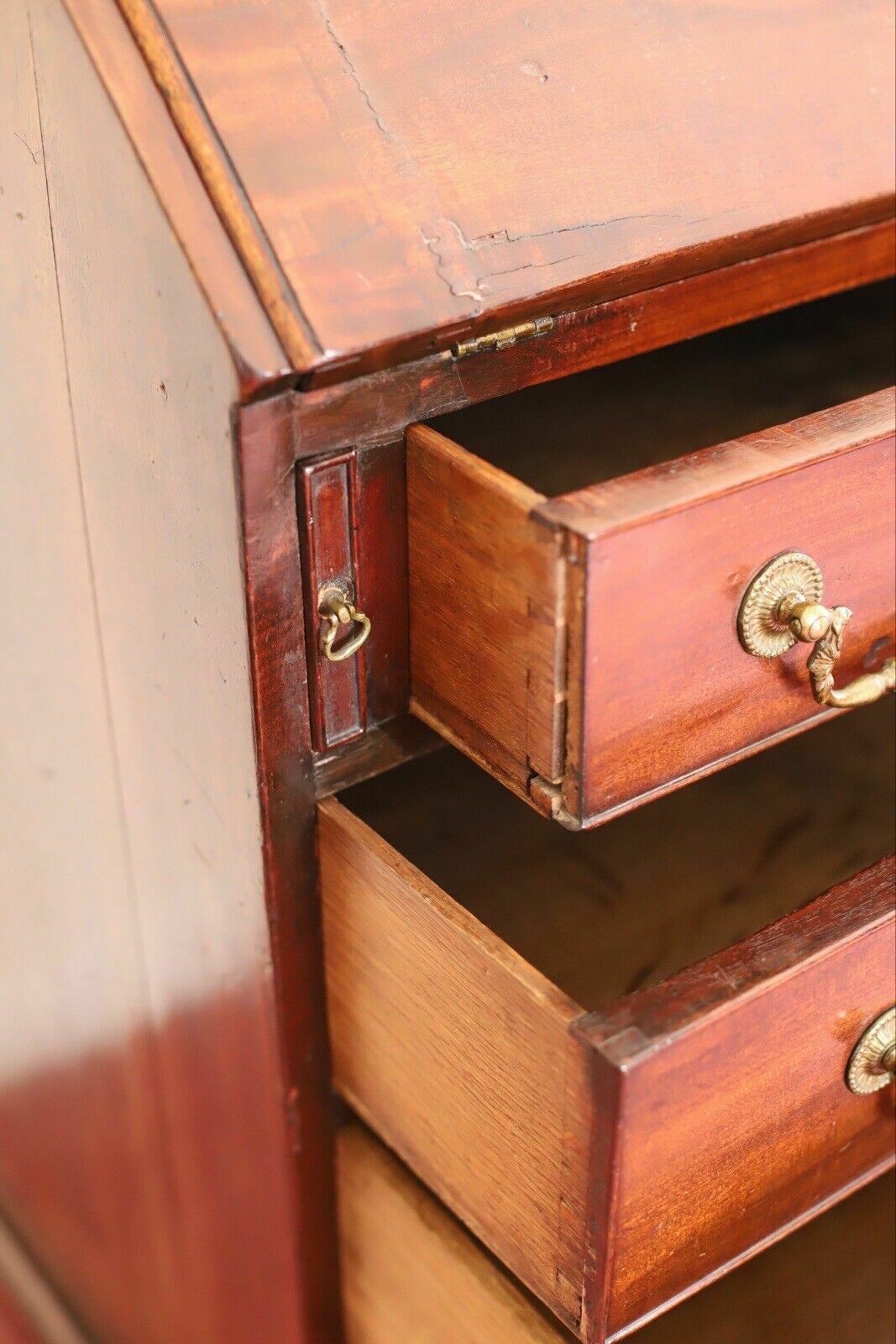 photo buy Antique Geaorge III Mahogany Bureau