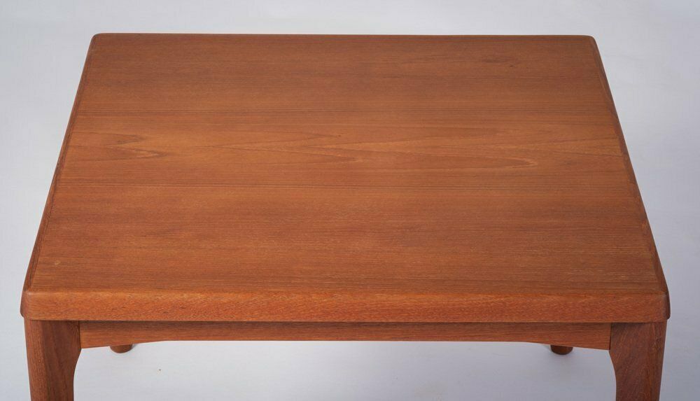 Square Teak Coffee Table By Henning Kjærnulf For Vejle Chairs & Furniture Factory, 1960s photo Furniture