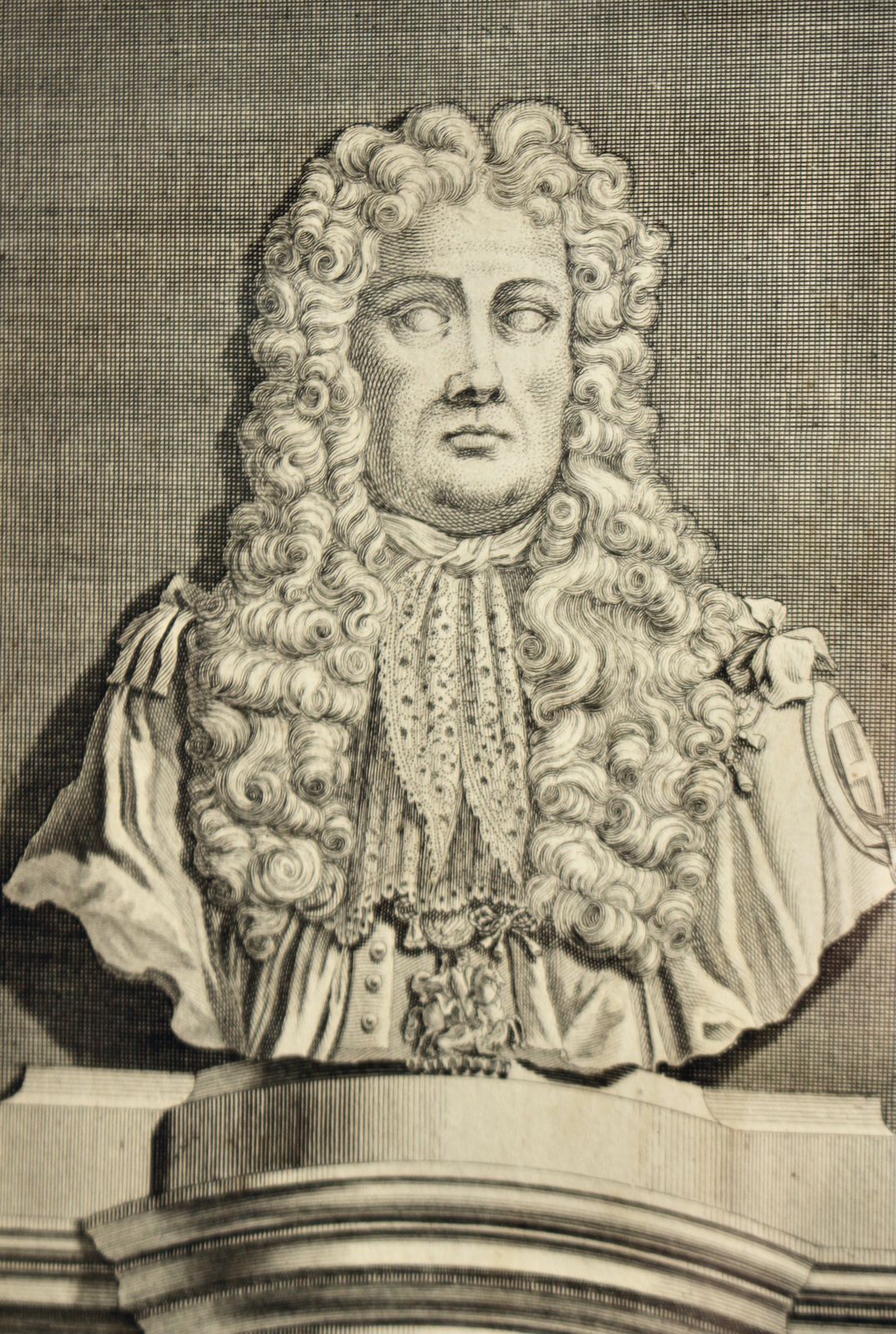 A Good Mid C18th Engraving, Sidney Godolphin, J Cole Sculpt. Cornish Interest photo for sale