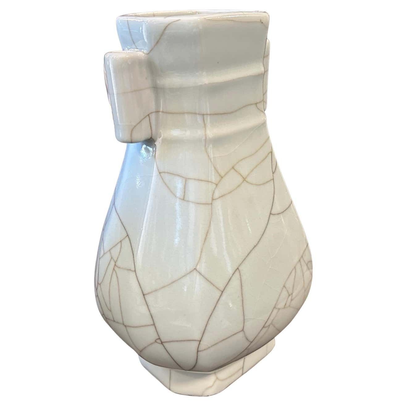 19th Century Greyish Celadon Glazed Chinese Porcelain Vase photo furniture