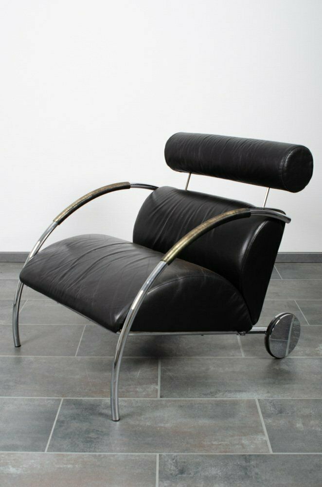 Black Leather Zyklus Armchair By Peter Maly For Cor photo buy
