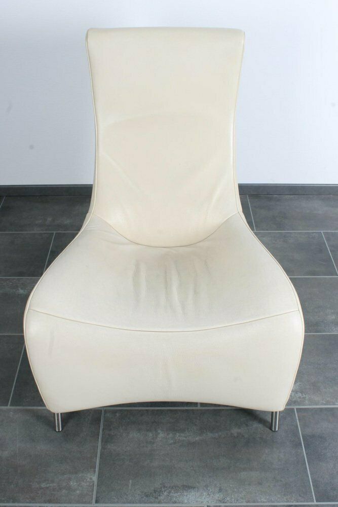 Vintage Ds 264 White Leather Lounge Chair By Matthias Hoffmann For De Sede , 1990s photo furniture
