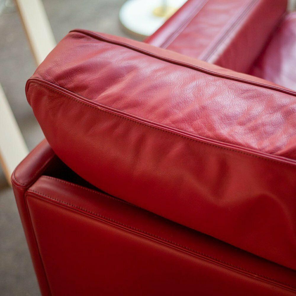 Model Socrates Red Armchair By Poltrona Frau, 1980s photo vinterior