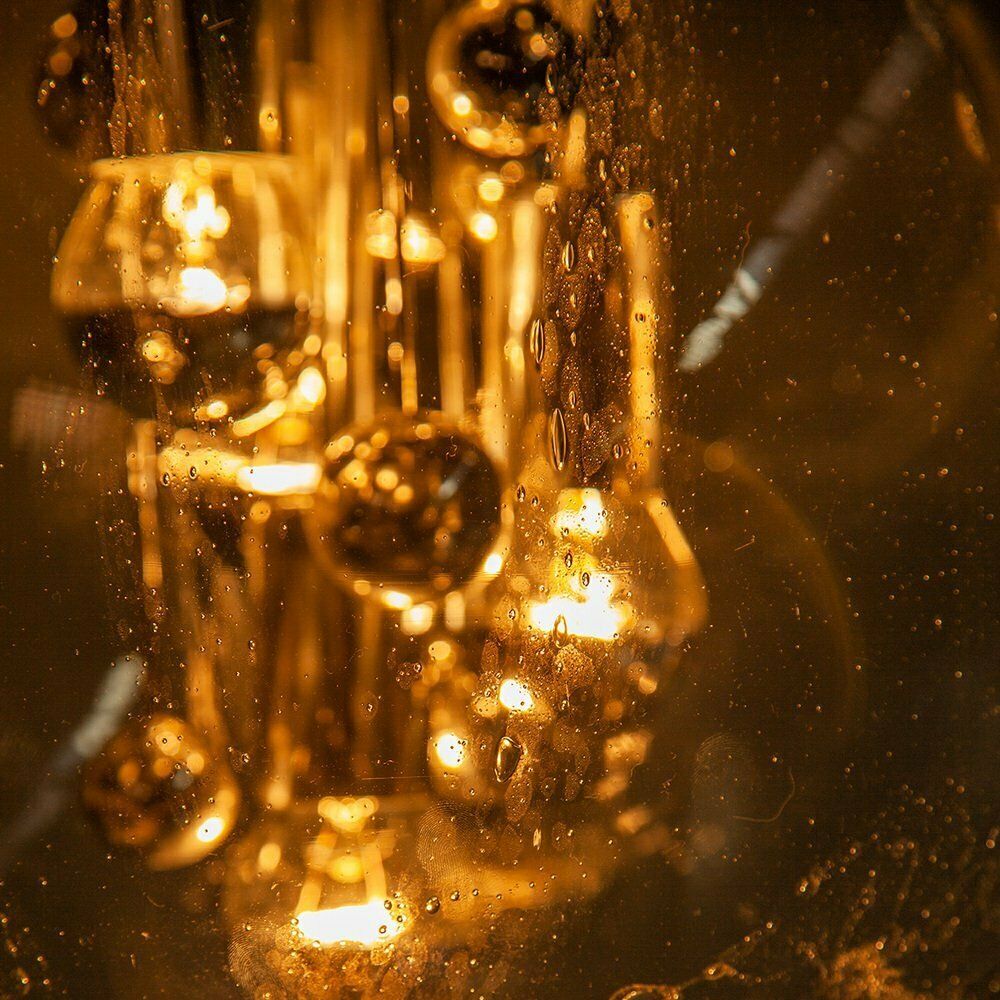 Glass Ball Pendant By Ger Furth For Doria Leuchten, 1960s photo vinterior