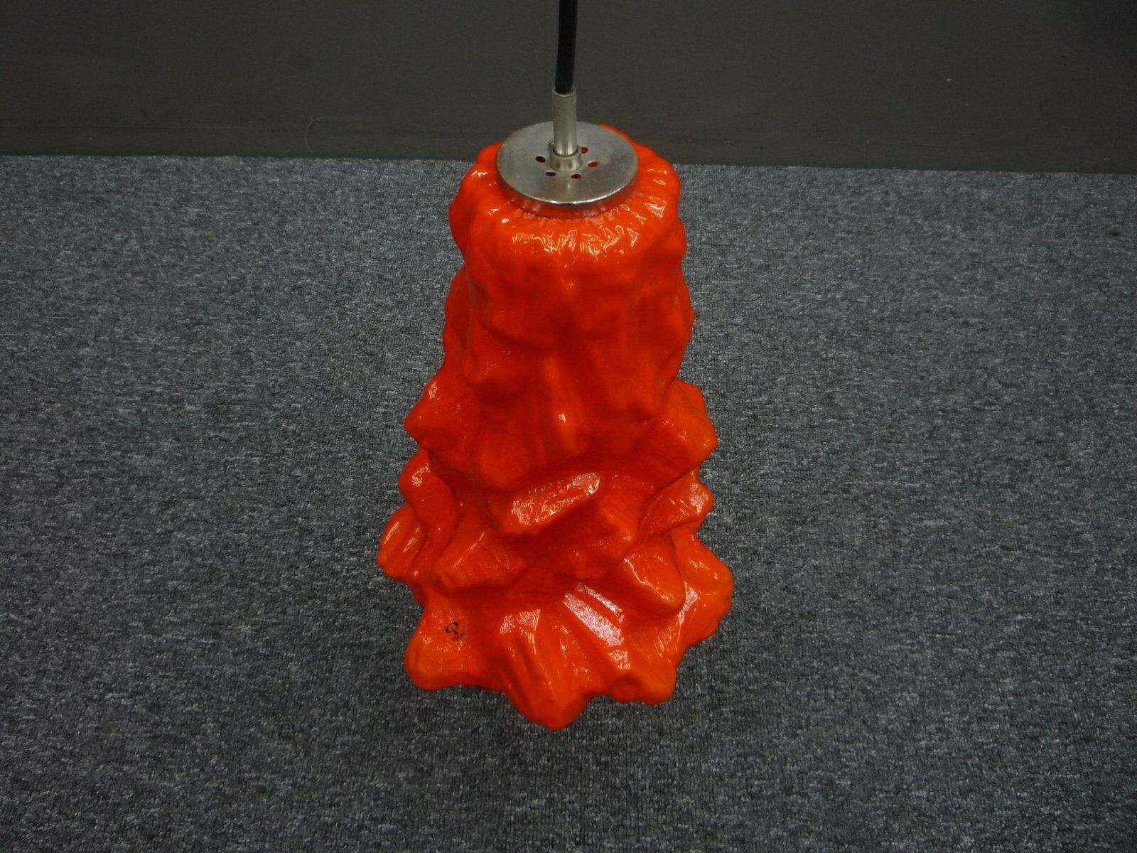 Pop Art Glass Hanging Lamp By Peill & Putzler, 1970s photo for sale
