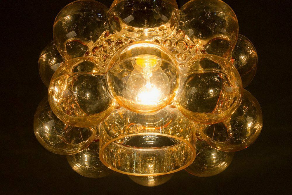Bubble Glass Ceiling Light By Helena Tynell And Heinrich Gantenbrink For Limburg, 1960s photo vintage