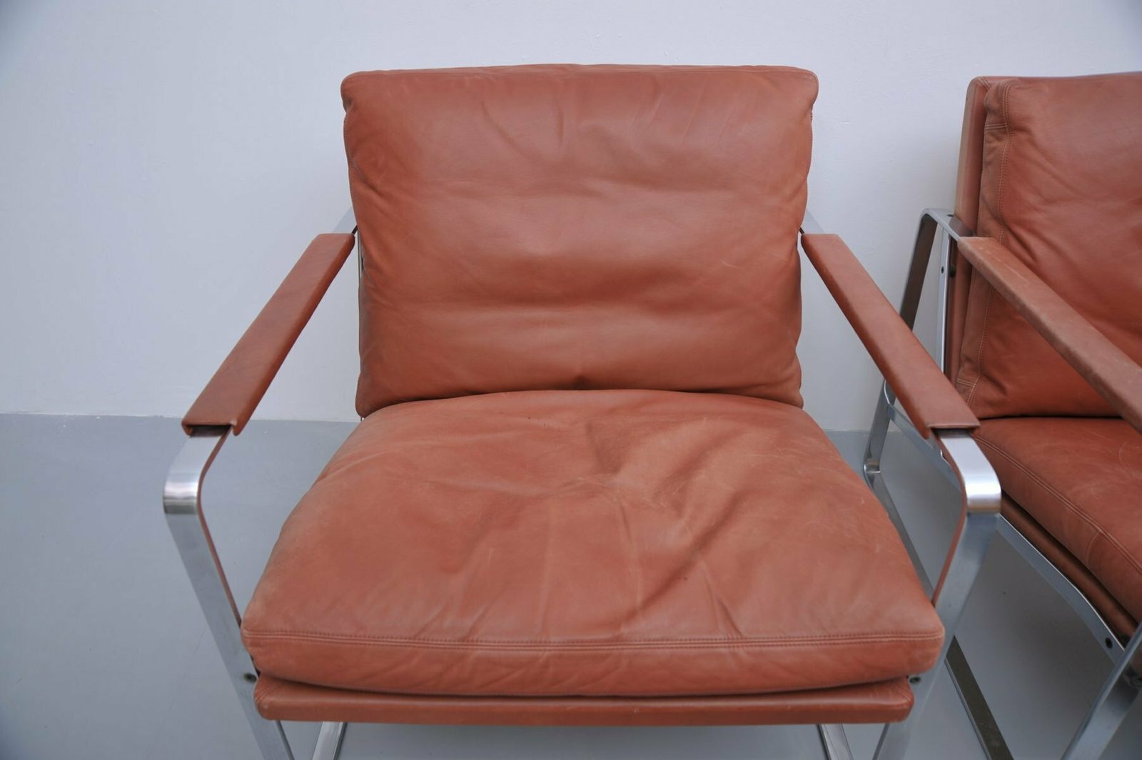 Vintage Lounge Chairs By Preben Fabricius & Jørgen Kastholm For Knoll, Set Of 2 photo 10305.0