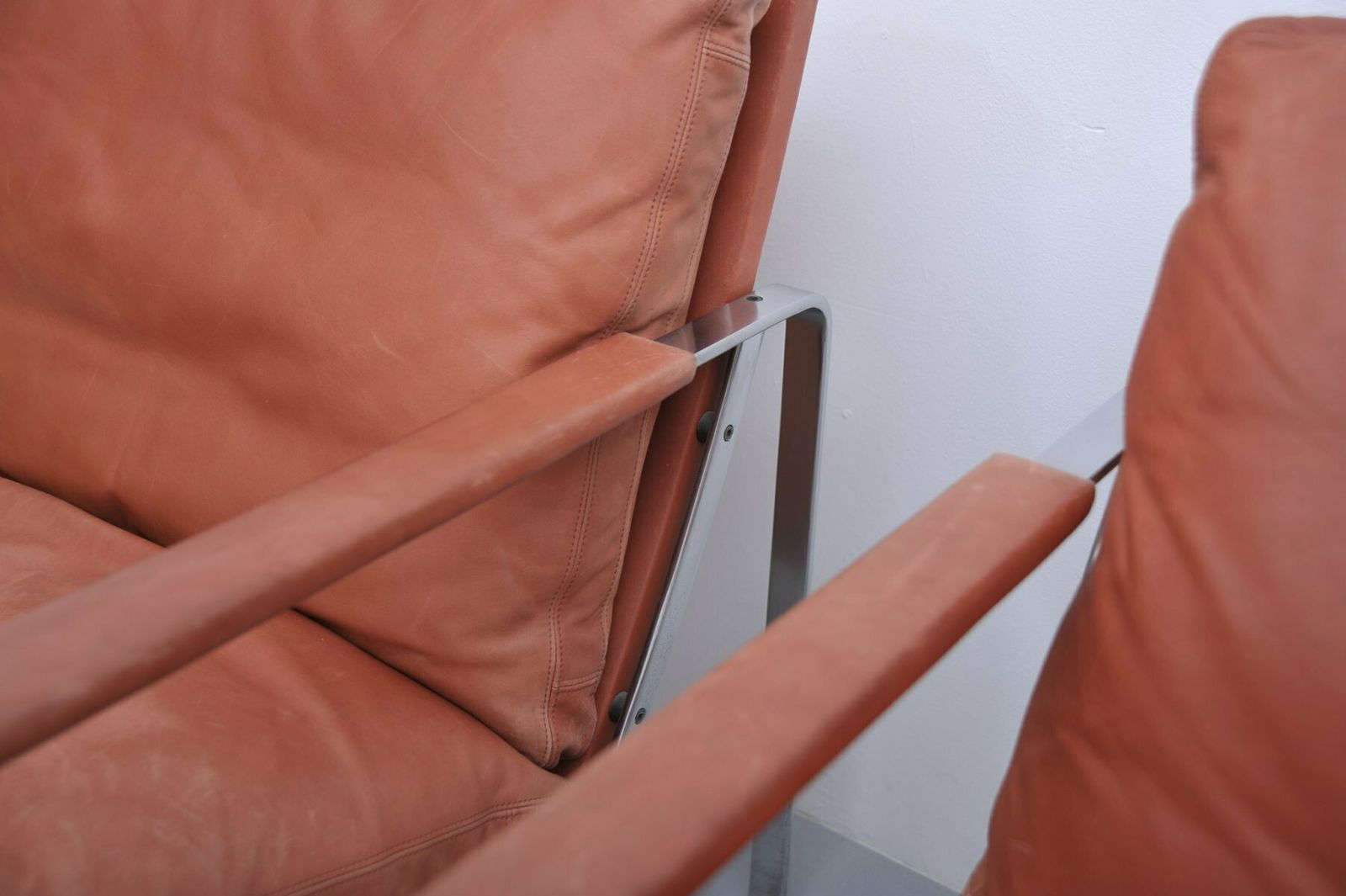 Vintage Lounge Chairs By Preben Fabricius & Jørgen Kastholm For Knoll, Set Of 2 photo vintage