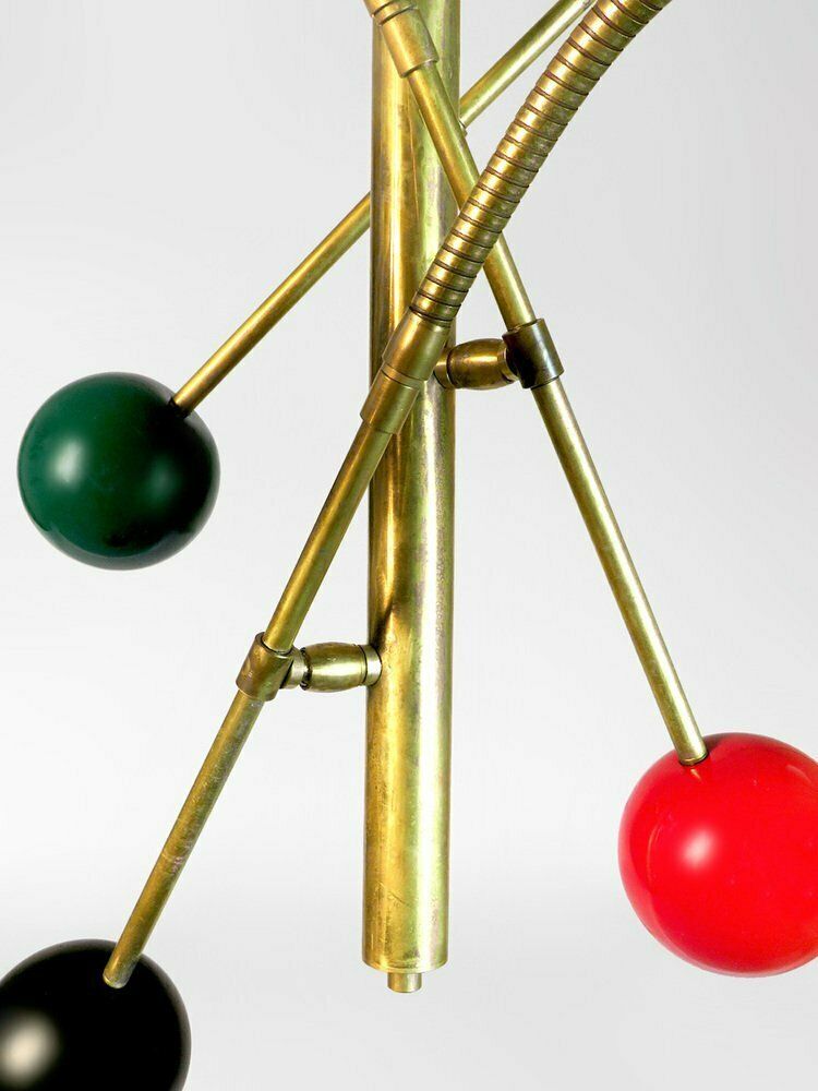 Mid Century Chandelier With Flexible Arms, 1960s photo for sale