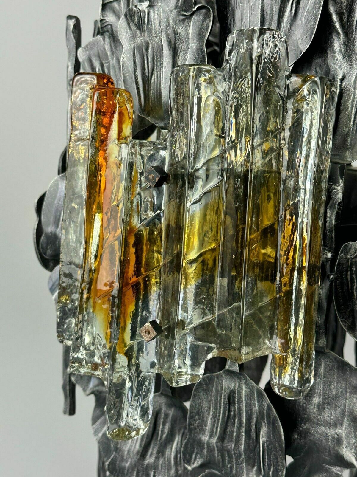 2825.0 60s 70s Brutalist Chandelier Ceiling Lamp Tom Ahlström & Hans Ehrlich photo