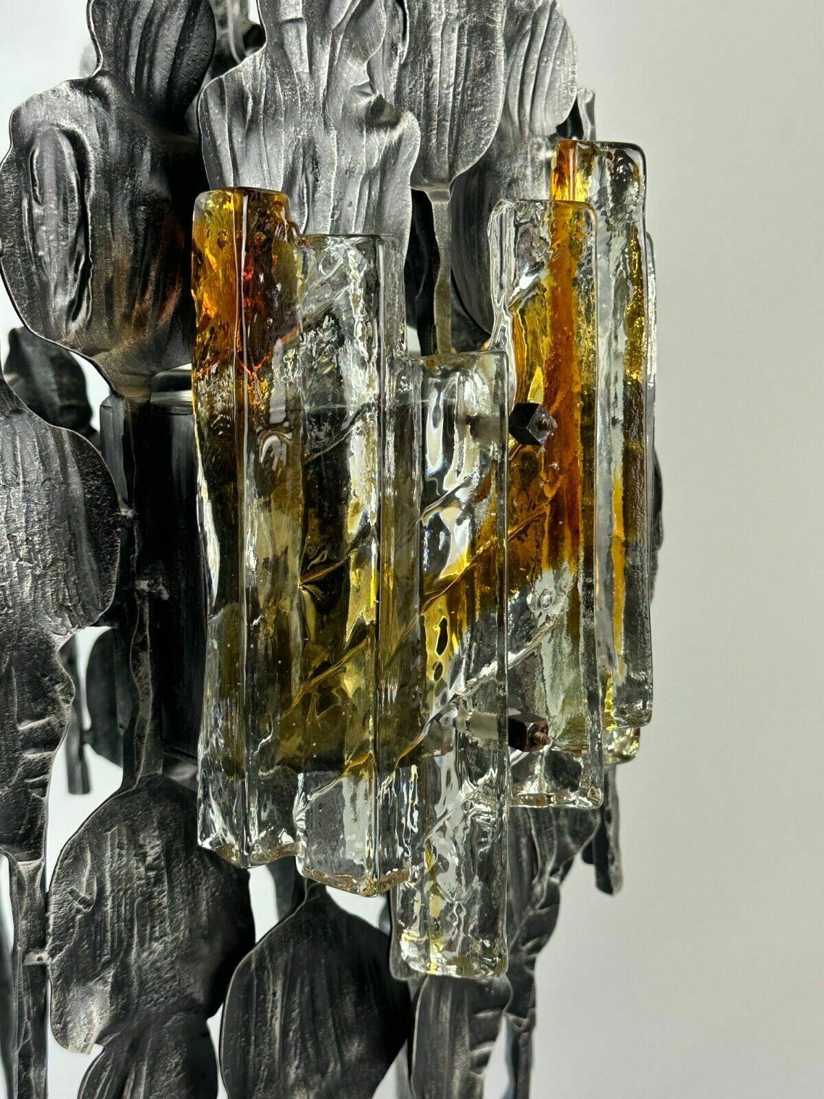 photo vinterior 60s 70s Brutalist Chandelier Ceiling Lamp Tom Ahlström & Hans Ehrlich