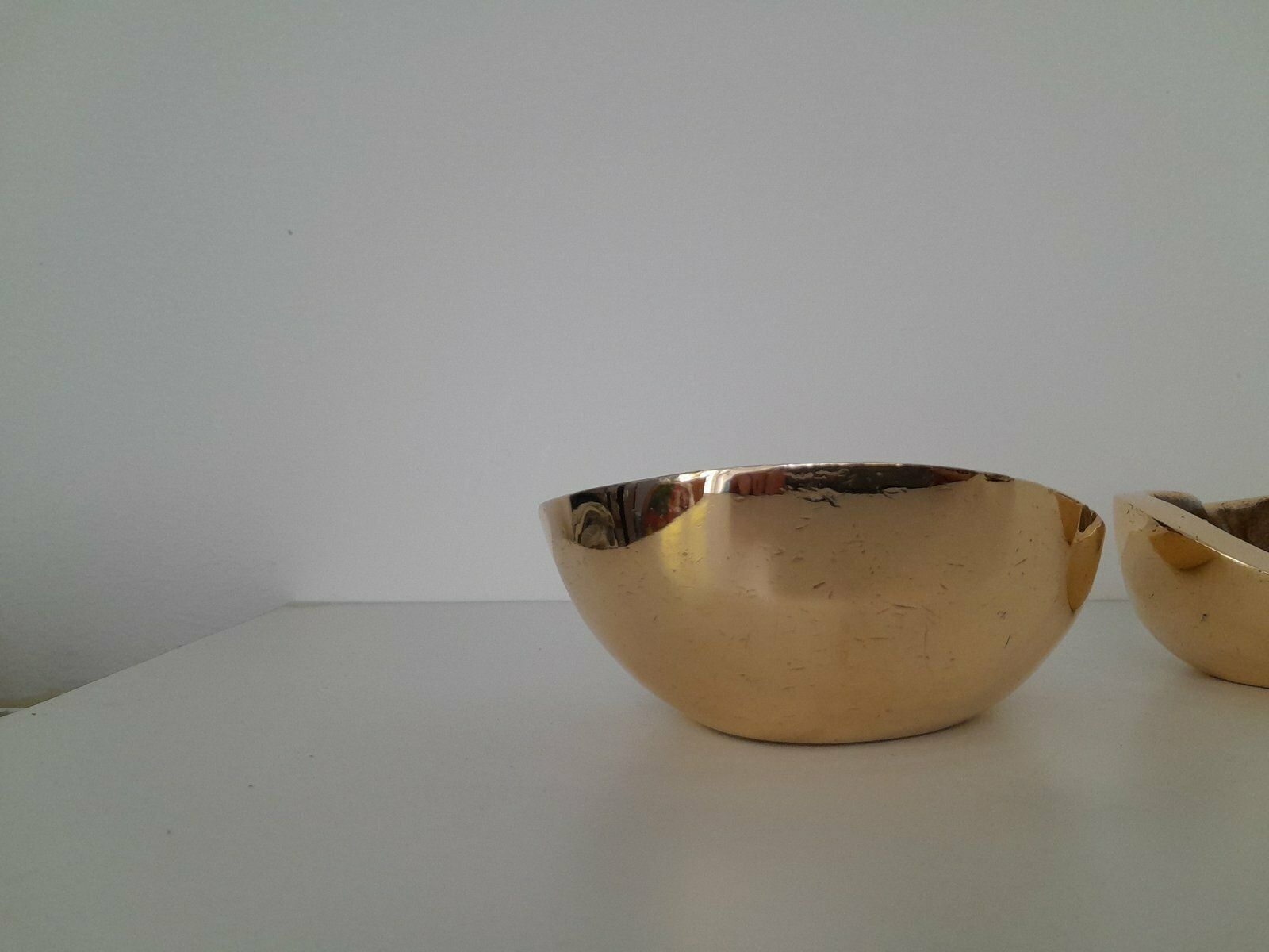 photo vinterior Belgian Polished Bronze Vide Poches In The Style Of Ado Chale, 1970s, Set Of 3