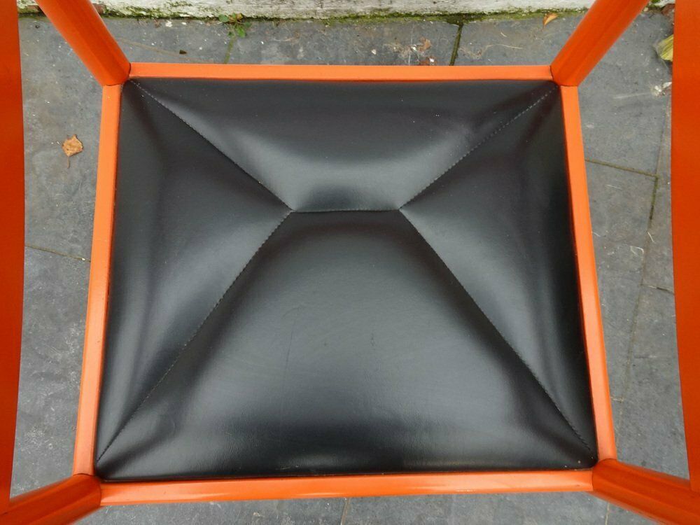 photo furniture Orange Carimate Armchair By Vico Magistretti, 1970s