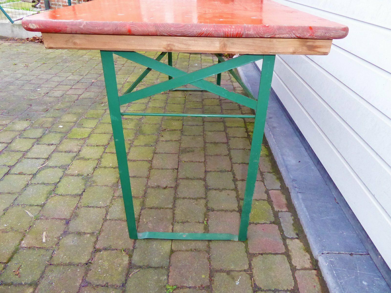 photo for sale Large Industrial Folding Table From Weber, 1970s