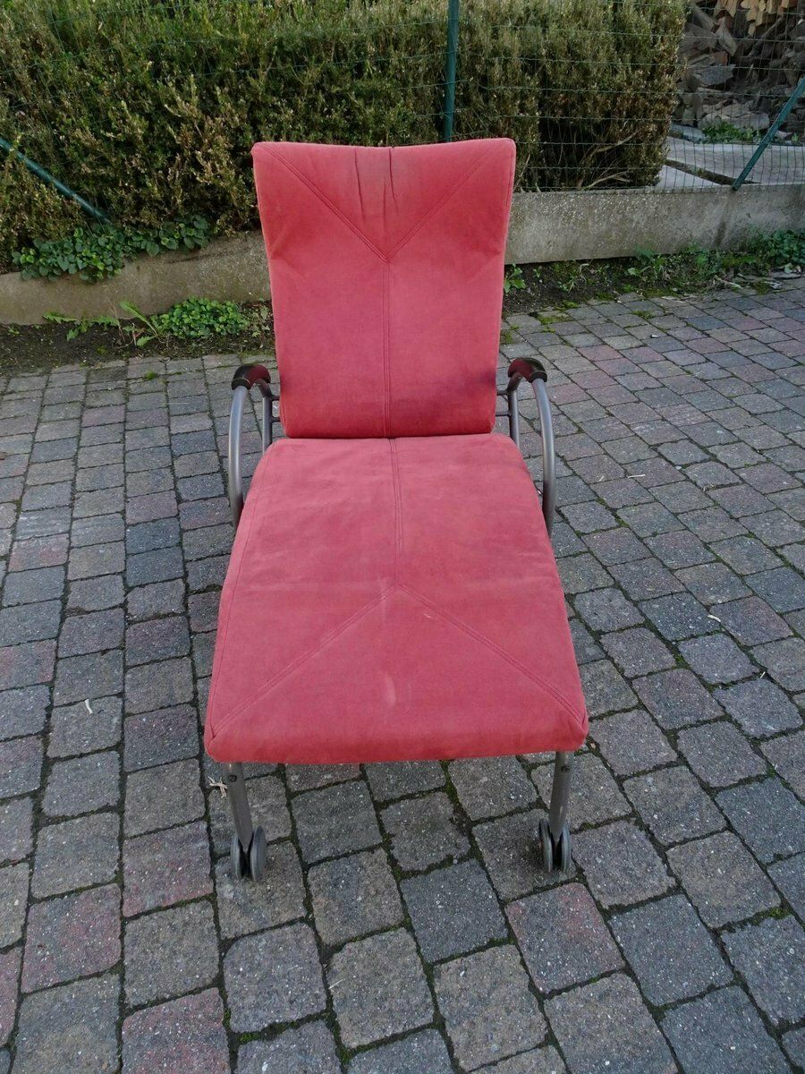 Italian Postmodern Pink Lounge Chair By Bonald For Goraco, 1980s photo buy