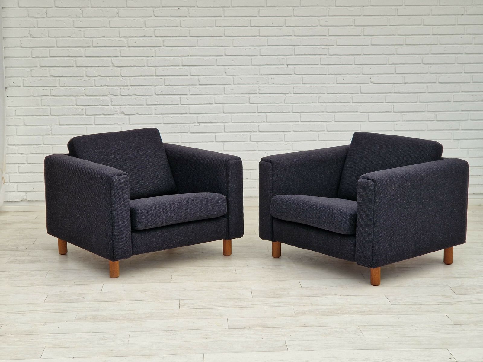 1970s, Danish Design By H.J. Wegner, Reupholstered Armchair, Model Ge300. photo furniture