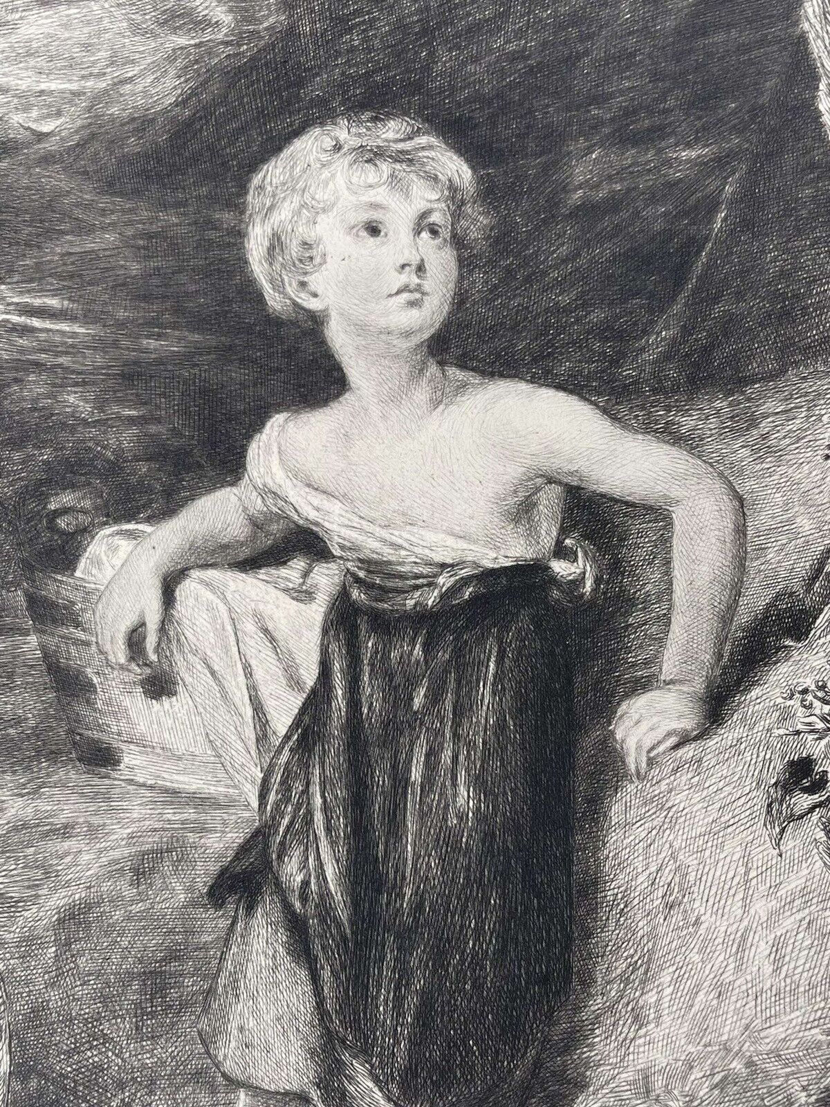 Sir Thomas Lawrence. (English, 1769 1830). A Child With A Kid. photo for sale