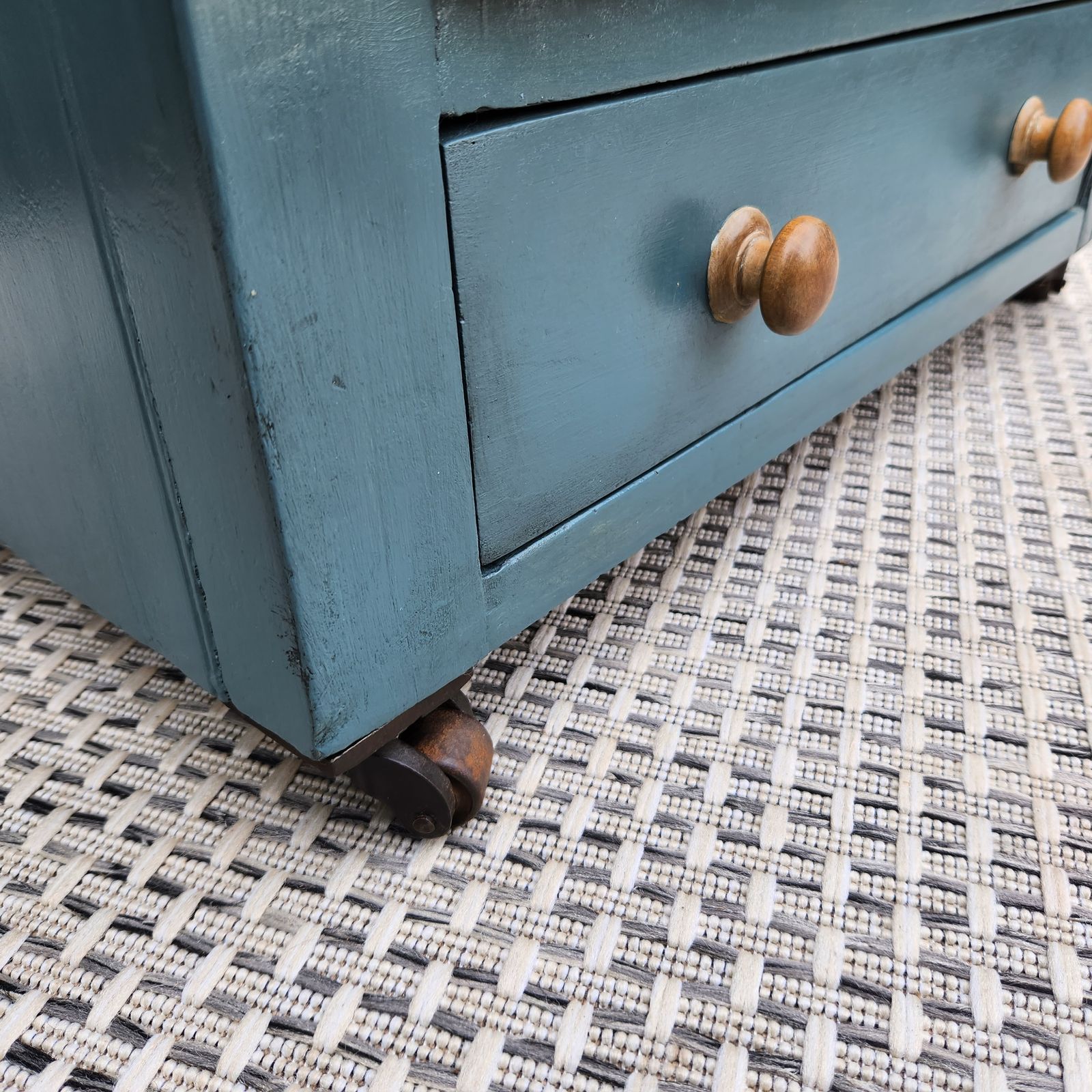 photo for sale Kitchen Larder Cupboard, Upcycled With Farrow & Ball Inchyra Blue