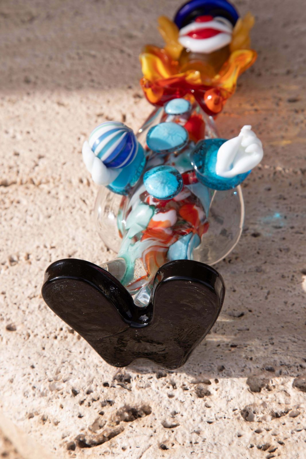 photo furniture Murano Glass Clown Italy, 1950s