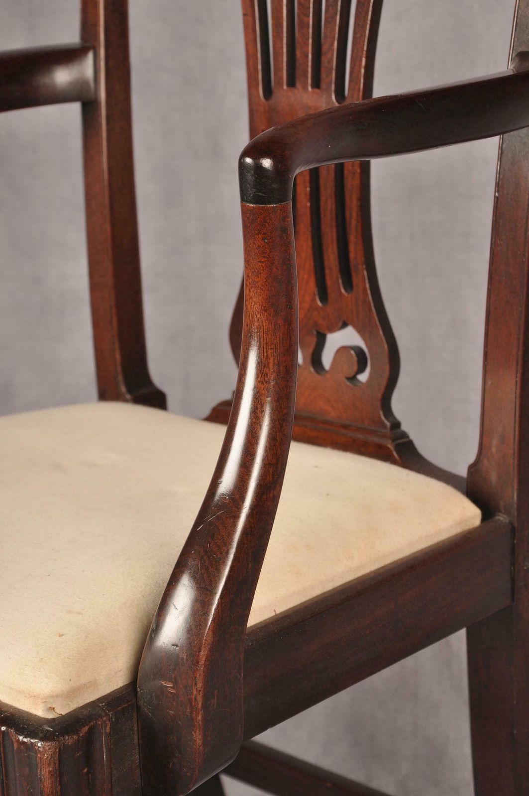 18th Century Mahogany Hepplewhite Chair photo for sale