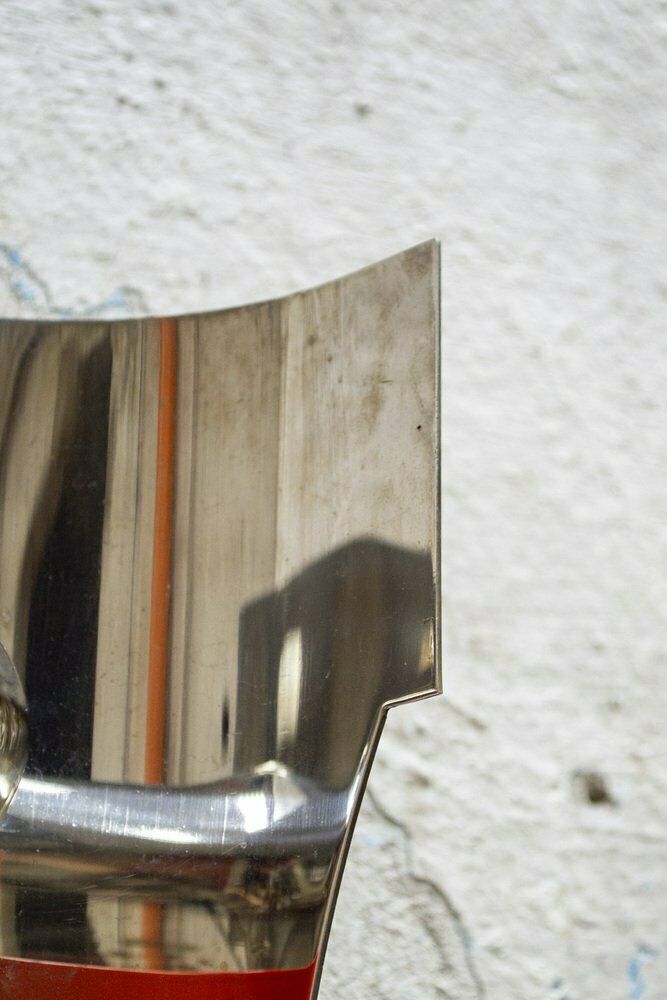 Space Age Wall Light In Steel And Lacquered Metal From By Luci Italia, Italy, 1960s photo Lighting