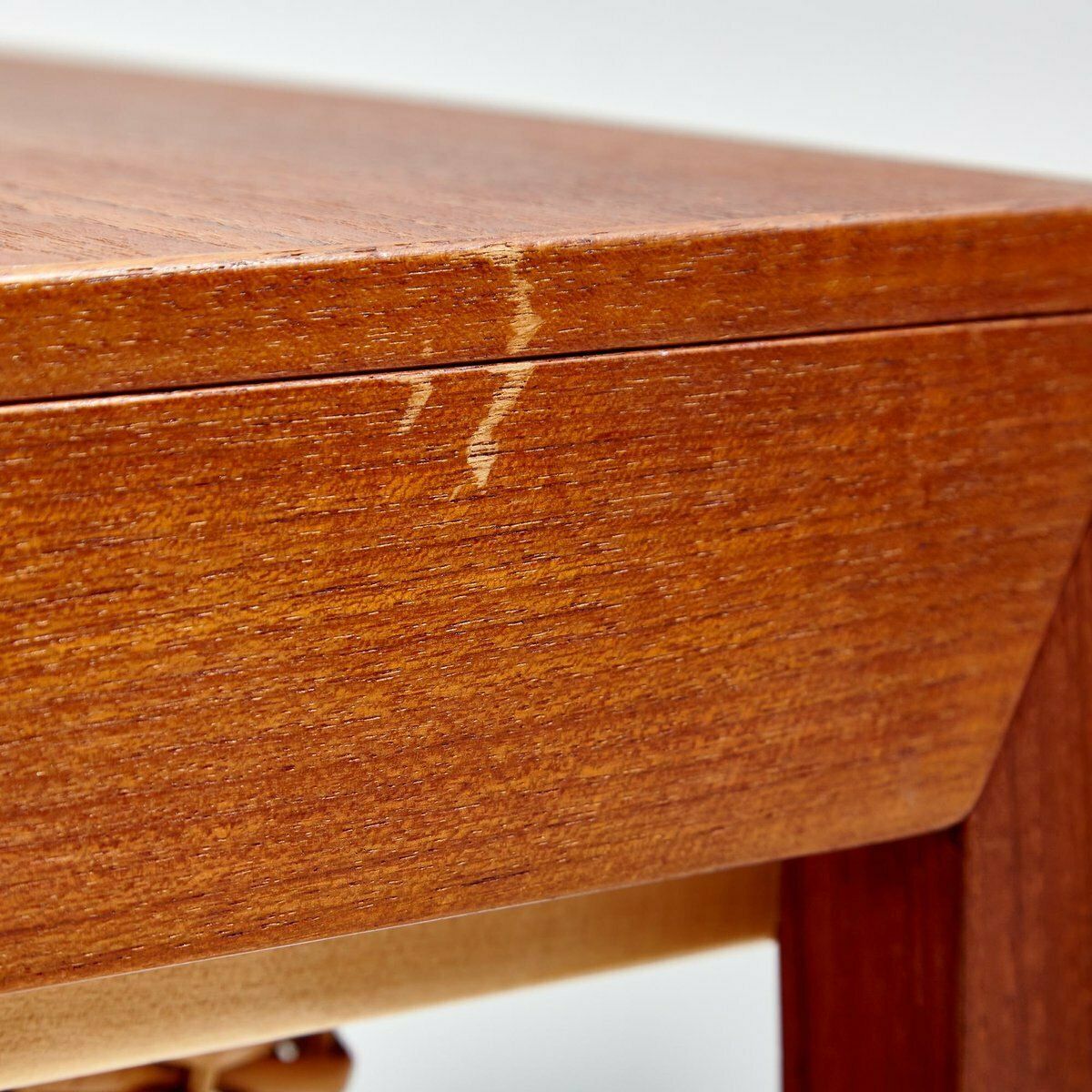 898.0 Teak Sewing Table By Severin Hansen For Haslev Furniture Factory, 1960s photo