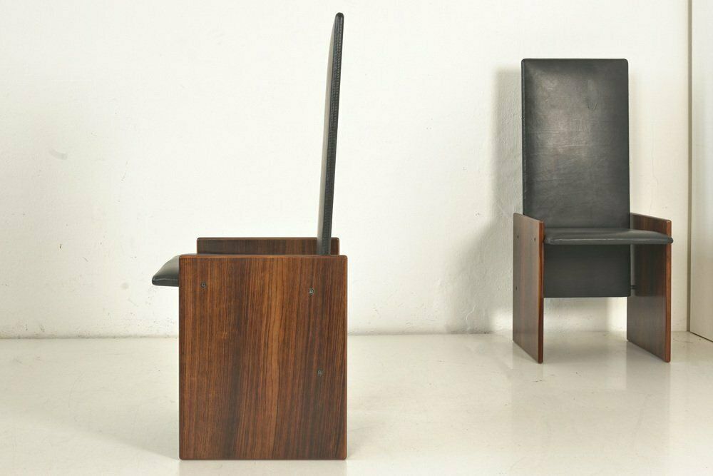 13449.0 Kazuki Dining Chairs By Kazuhide Takahama For Gavina, Italy, 1968, Set Of 6 photo