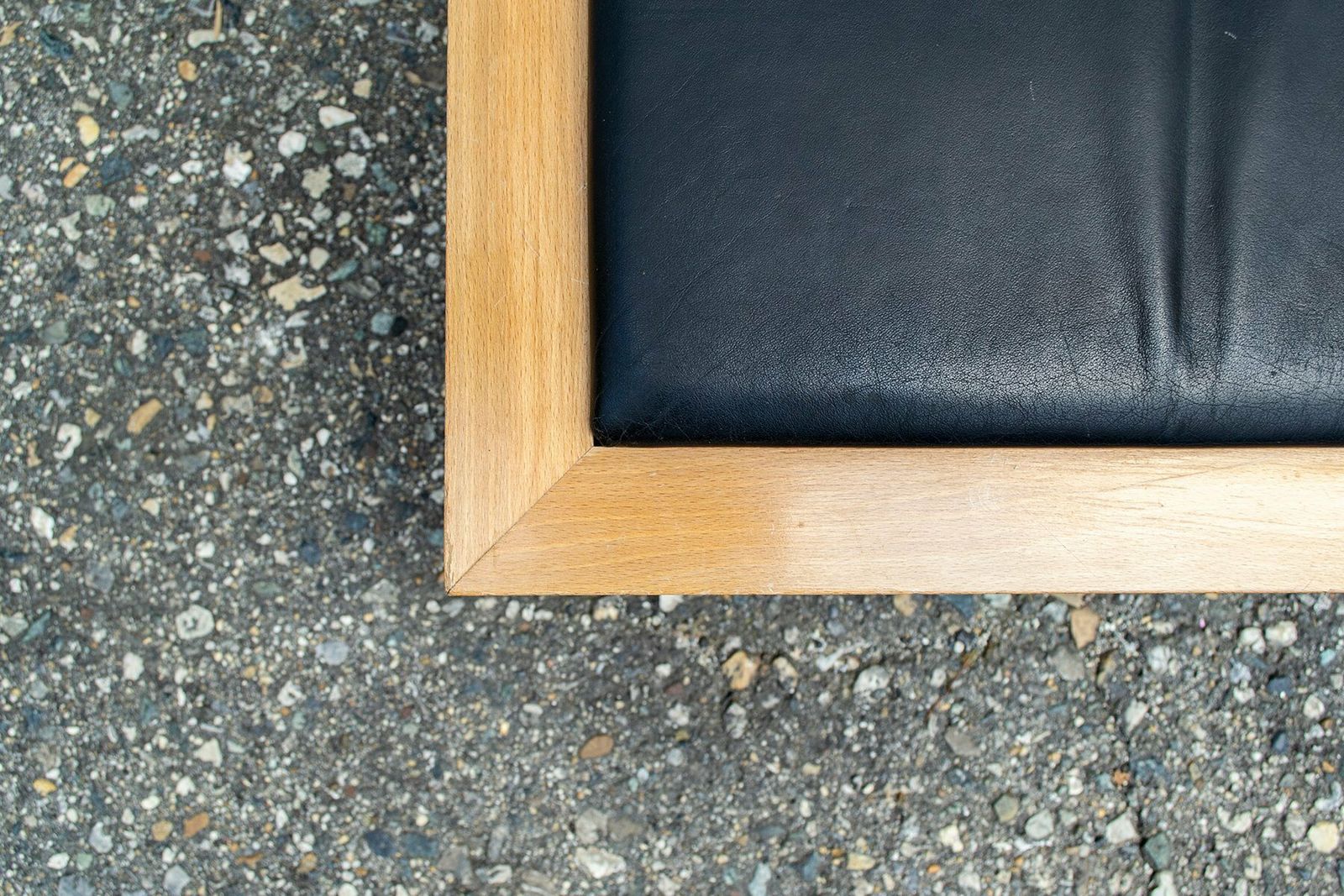 Wooden Bench And Salmistraro Skin, Italy, 1980s photo 1256.32
