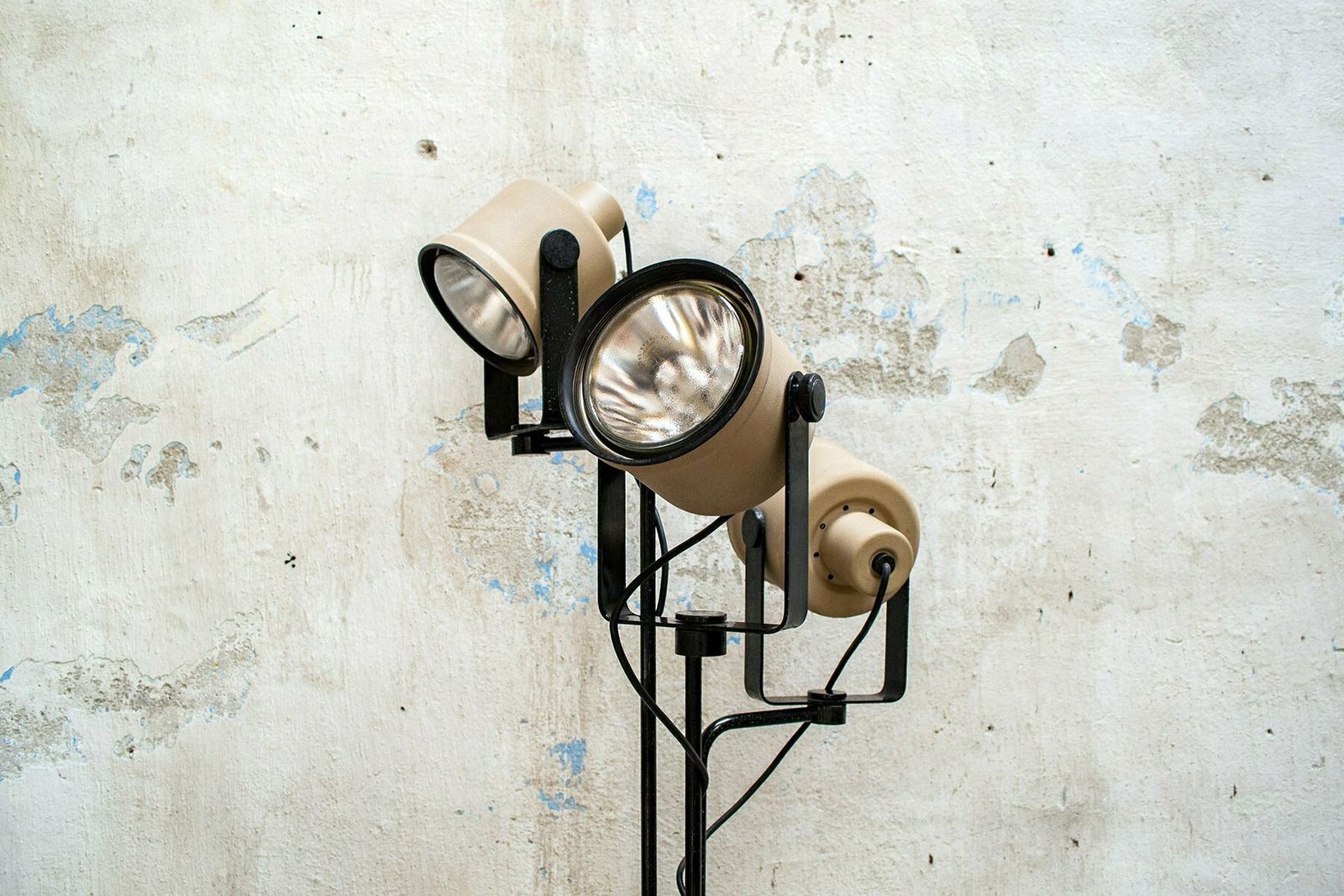 Vloerlamp Met 3 Lichten P433 Van Brusasco & Torretta Voor Luci Italia, Jaren 1970 photo for sale