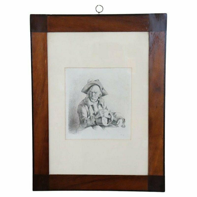 Jean Jacques De Boissieu, Portrait, Engraving, 18th Century, Framed