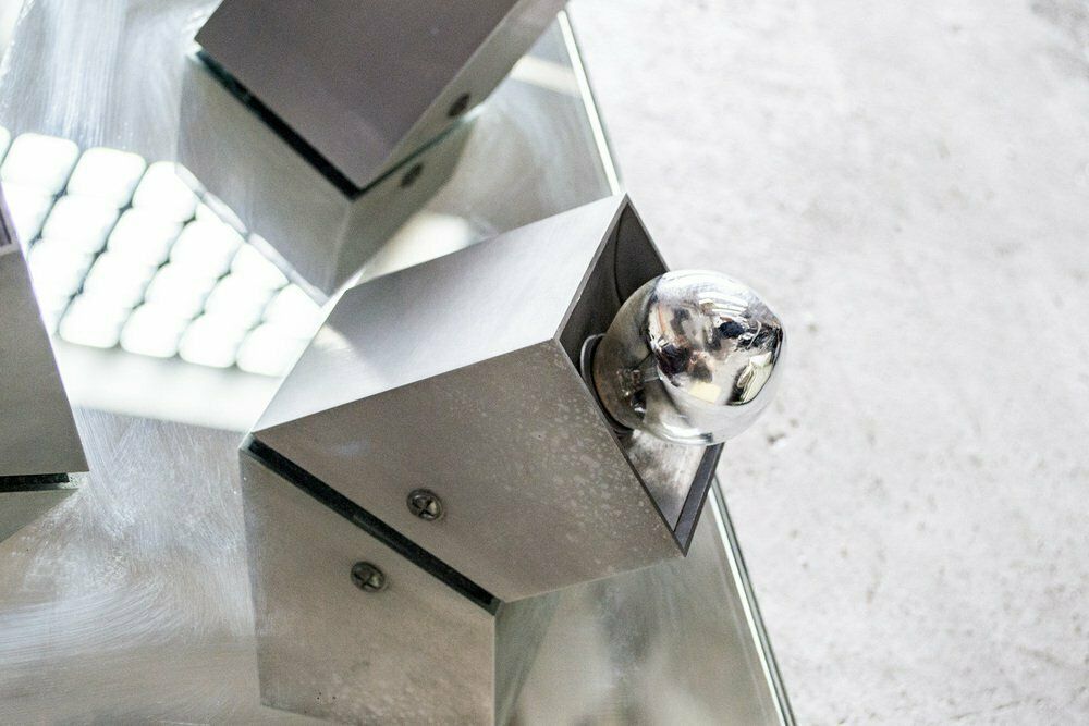 Italiaanse Aluminium Plafondlamp, Jaren 1970 photo 867.36
