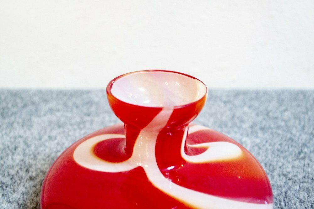 Italian Murano Glass Vase By Carlo Moretti, 1960s photo Home Decor
