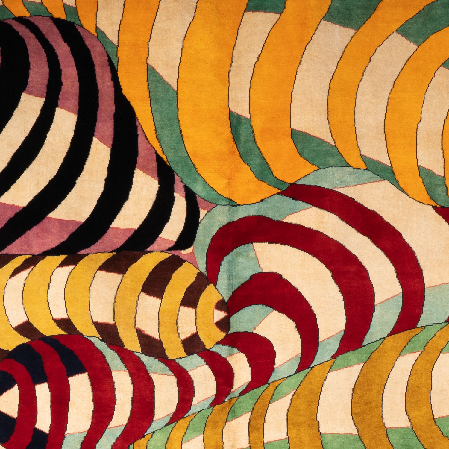 Tapestry,	With	Spiral Patterns And	Wool. photo furniture