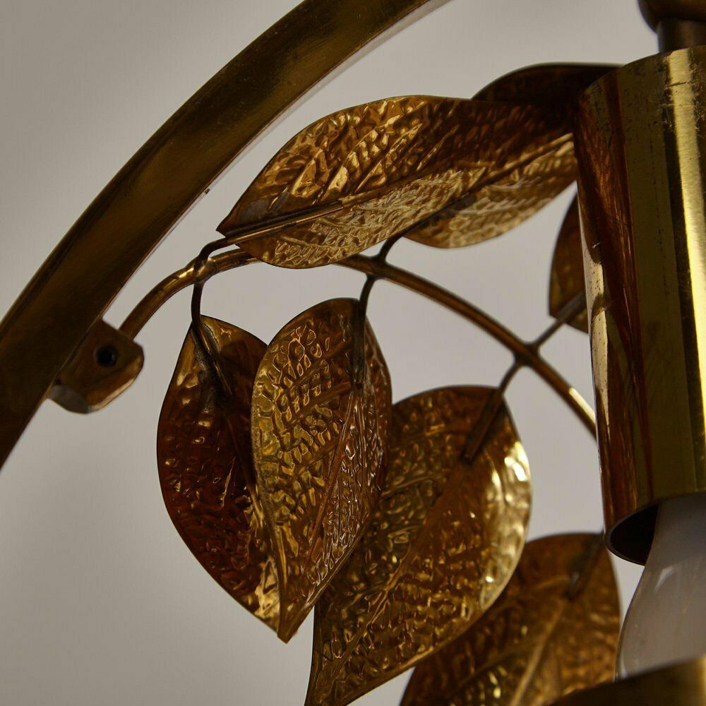 Brass Table Lamp By Tommaso Barbi For Bottega Sadness, 1970s photo buy